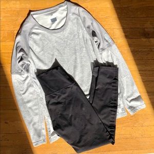 Adidas Long Sleeve + Aerie Leggings
